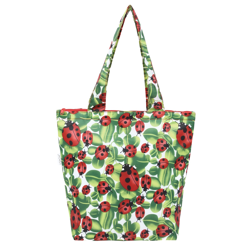 Sachi Insulated Market Tote Lady Bug-1