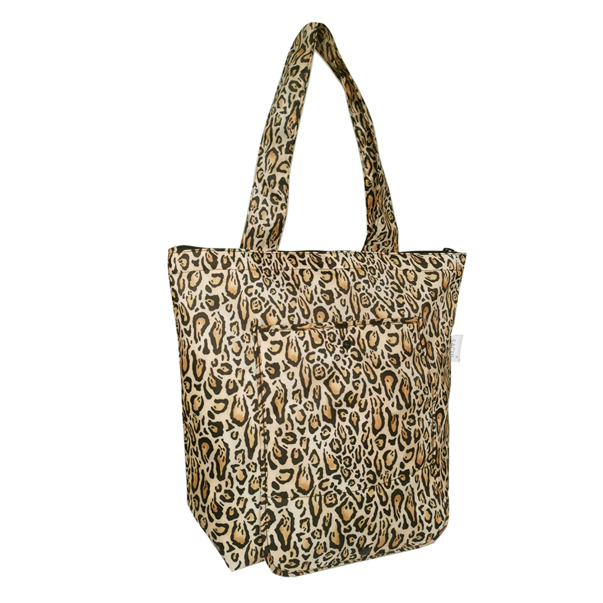 Sachi Insulated Market Tote Leopard Print-4