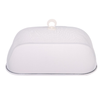 Appetito Rectangle Mesh Food Cover 37 X 27cm - White