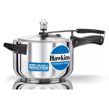 Hawkins Stainless Steel Pressure .Cooker  5L 