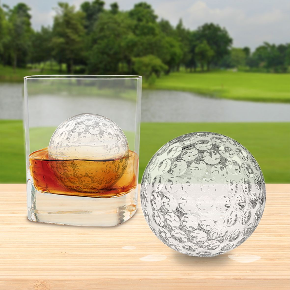 Tovolo Golf Ball Ice Mold Set of 3- Green-4