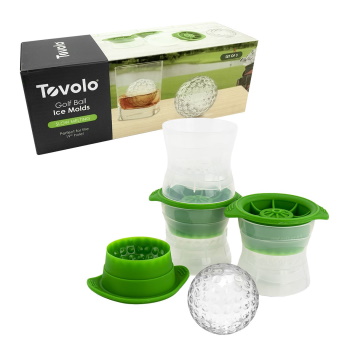 Tovolo Golf Ball Ice Mold Set of 3- Green