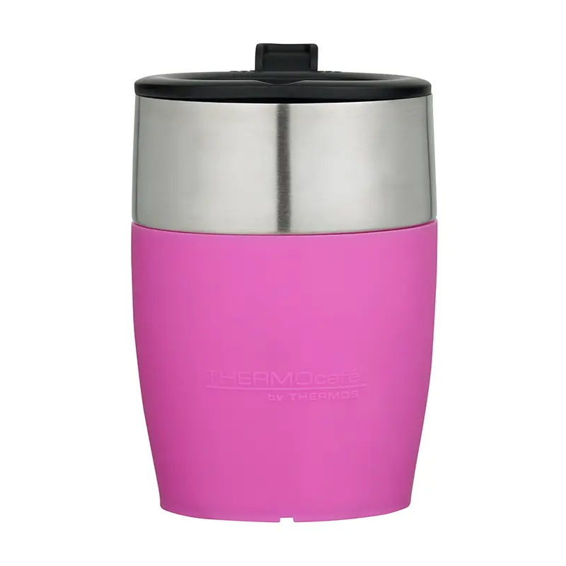 Thermos THERMOcafé  Stainless Steel Double Wall Coffee Cup - Pink 230ml -1