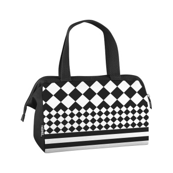  Thermos Fashion 6 Can Mini Duffle - Black/White Mix