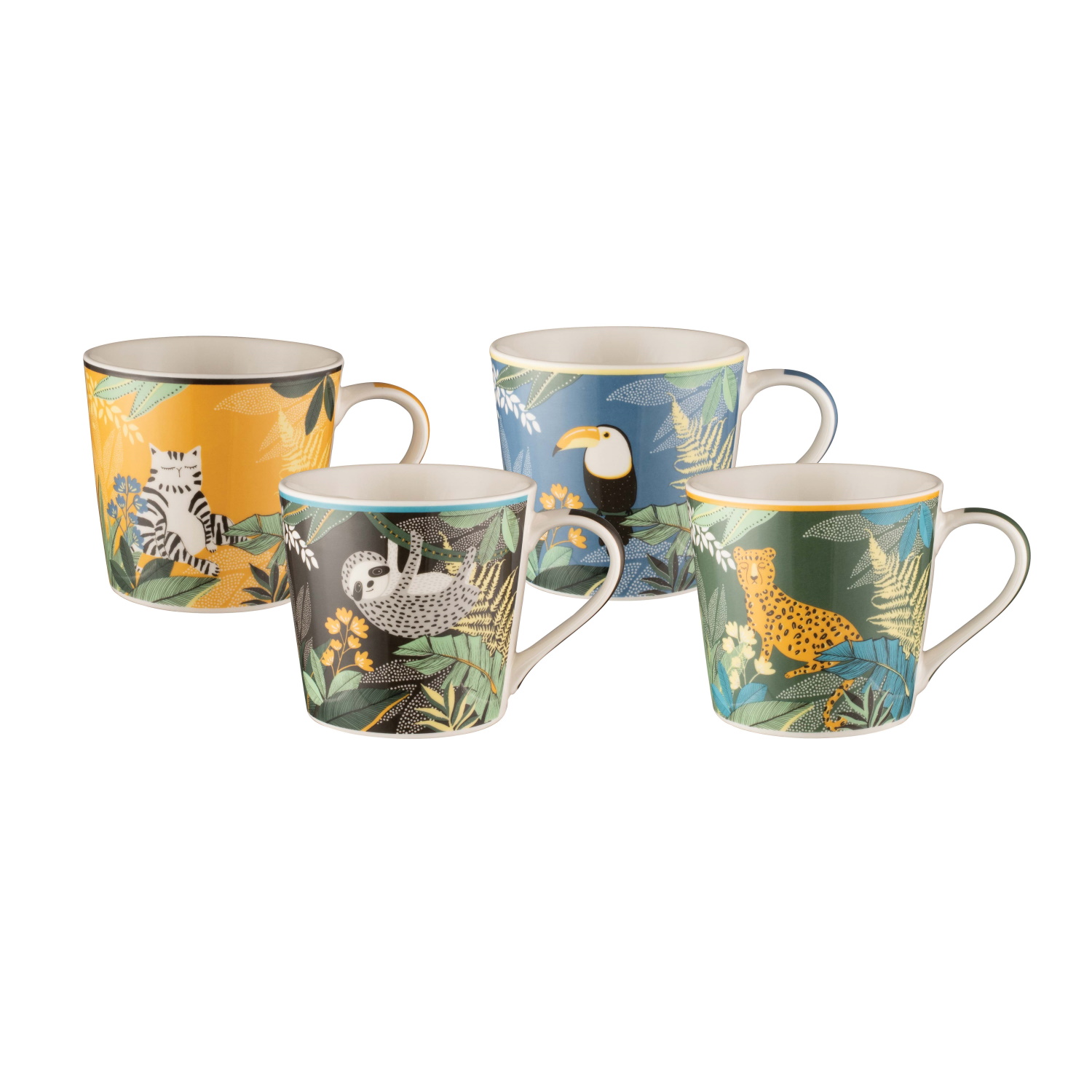 Bundanoon Mod Mug Set Of 4-safari 