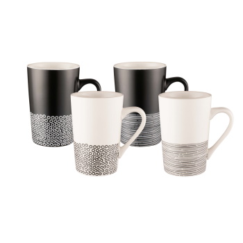 Bundanoon Tube Mug Set 4-monoch Hem