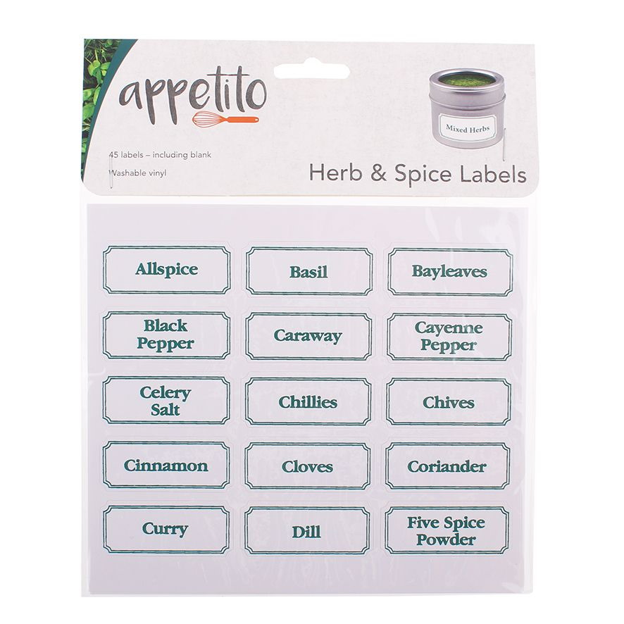 Herb & Spice Labels Pack 45-1