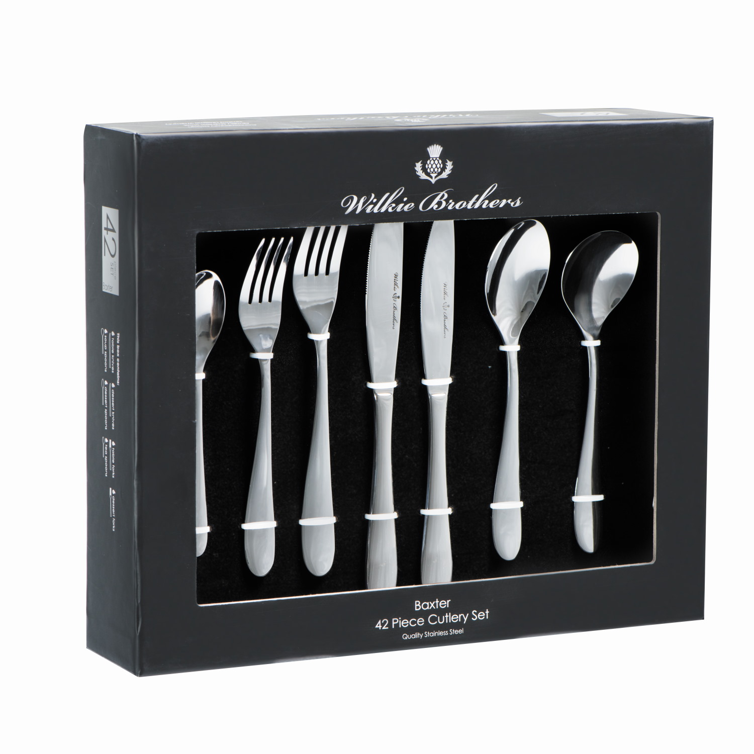 Wilkie Brothers Baxter 42 Piece Cutlery Set-4