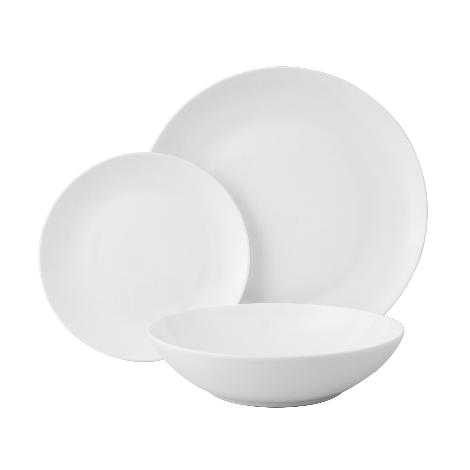 Wilkie Brother Coupe Dinner Set Fine Bone 18 Pieces-4