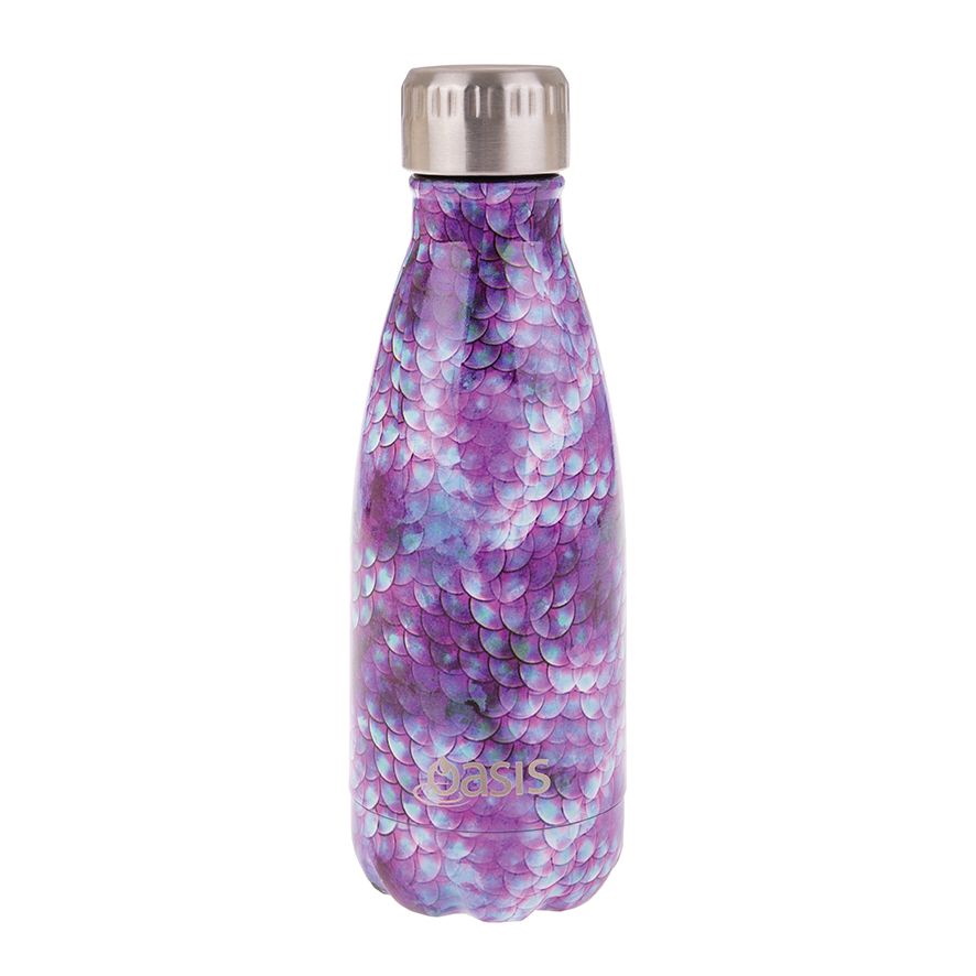 Oasis S/s Double Wall Patterned Drink Bottle 350ml -Dragon Scales-3