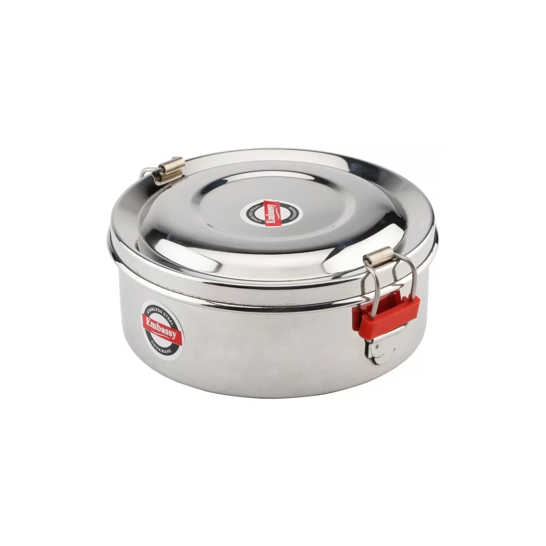 Stainless Steel Round Lunch Box/Container Size 2 - 475 ml-1