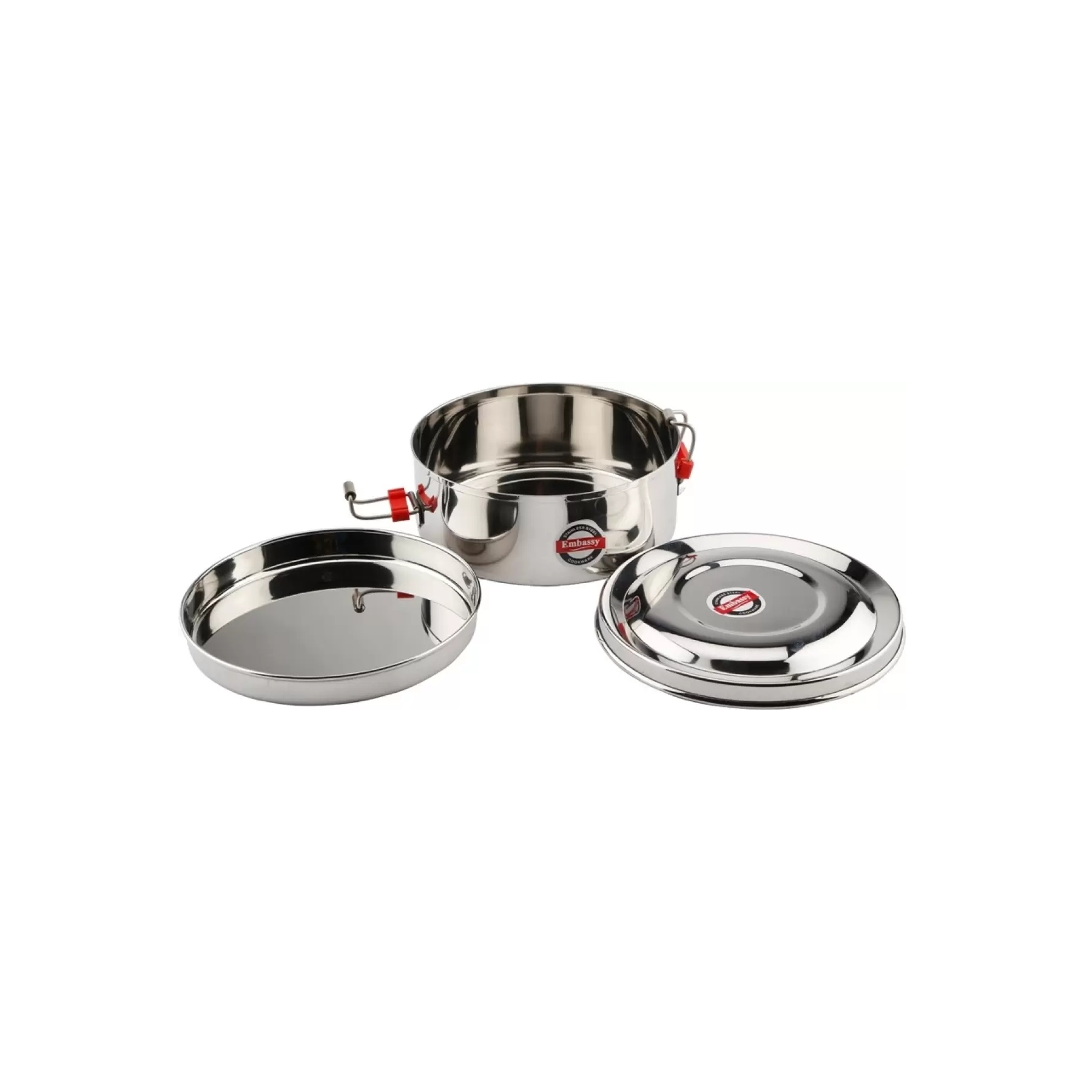 Stainless Steel Round Lunch Box/Container Size 2 - 475 ml-3