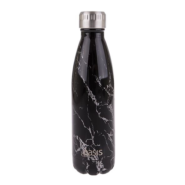 Oasis S/s Double Wall Ins. Drink Bottle 500ml-Silver Onyx-1