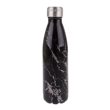 Oasis S/s Double Wall Ins. Drink Bottle 500ml-Silver Onyx