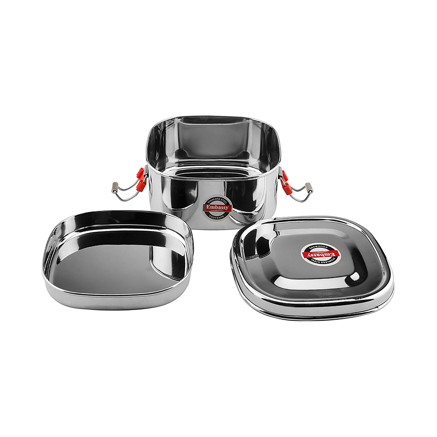Stainless Steel Square Lunch Box/Container Size 5 - 475 ml-3