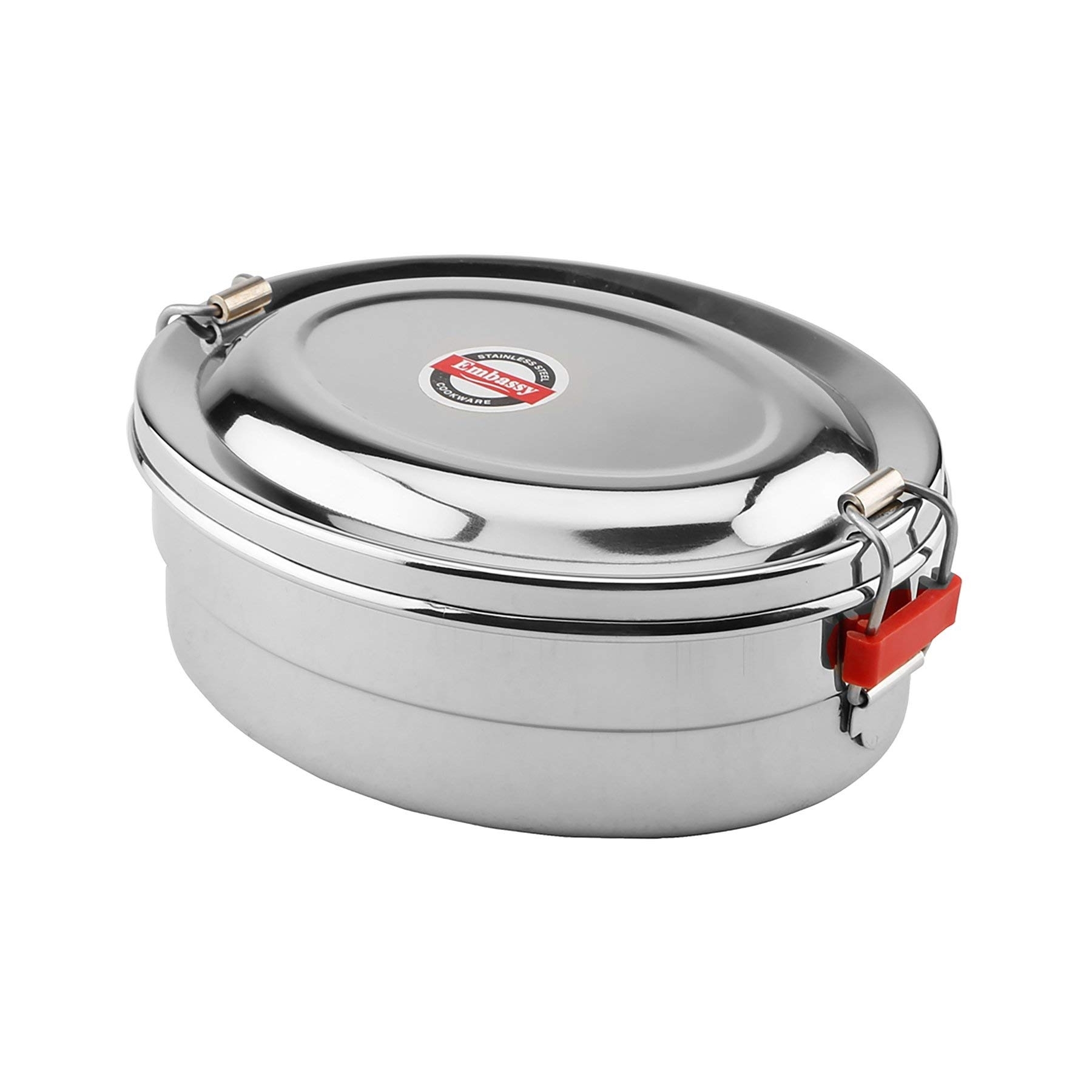 Stainless Steel Oval Lunch Box / Container Size 1 - 350 ml-2