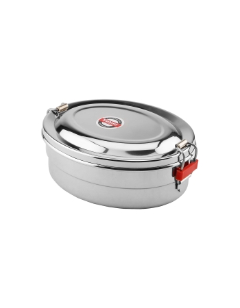 Stainless Steel Oval Lunch Box / Container Size 1 - 350 ml