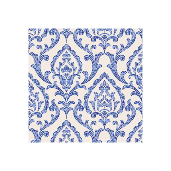 Paw Lunch Napkin 33cm Portuguese Tiles-3