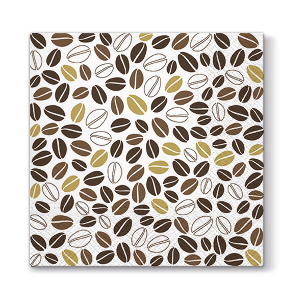  Paw Lunch Napkin 33cm Aroma Coffee-3