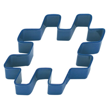 D.Line Hashtag Cookie Cutter 10cm (Navy)