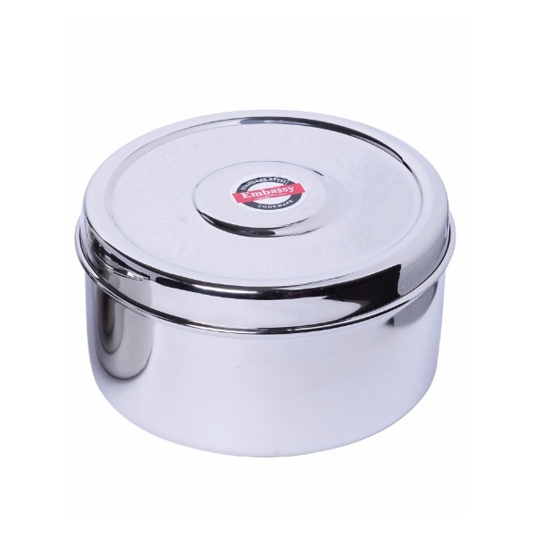 Embassy Stainless Steel Lunch Box / Container Deep Size 8 - 650 ml