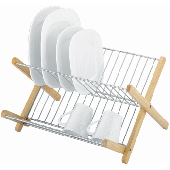 Avanti Monterey Wood and ChromexProfile Dish Rack