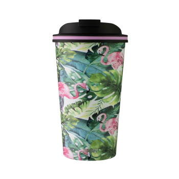 Avanti Go Cup 410ml/12oz - Flamingo Leaf 