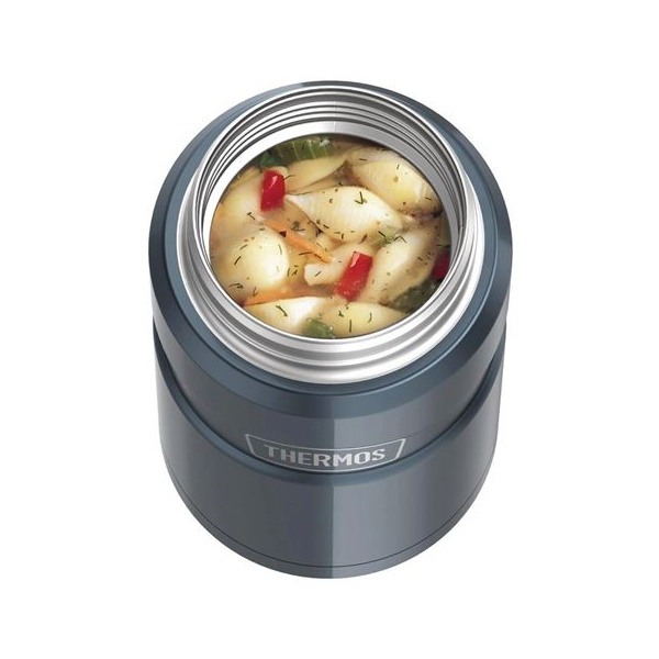 Thermos 710ml Stainless Steel King Vacuum Insulated Food Jar Slate-4