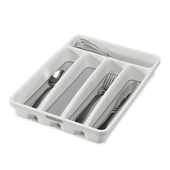 Madesmart Mini 5 Compartment Cutlery Tray - White