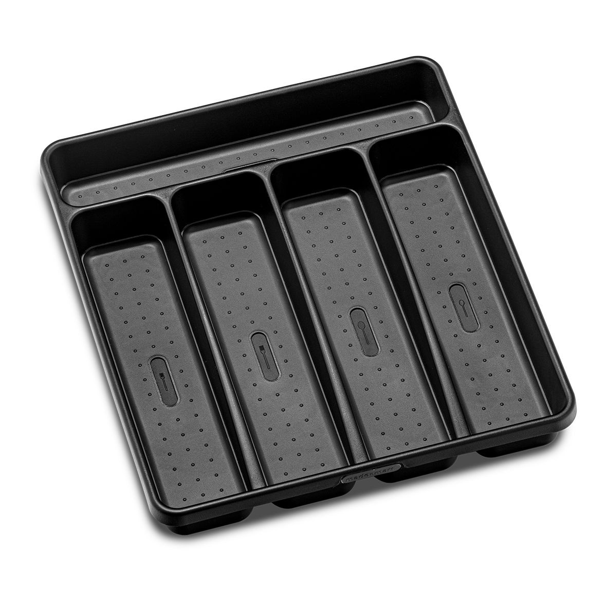 Madesmart 5 Compartment Cutlery Tray - Carbon-4