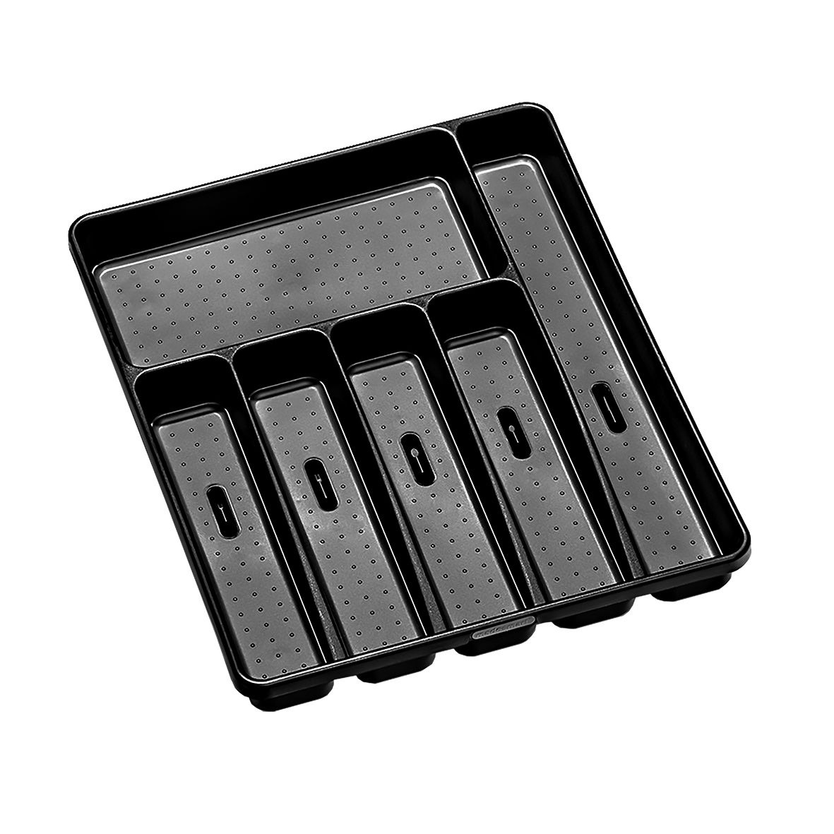 Madesmart 6 Compartment Cutlery Tray - Carbon-4