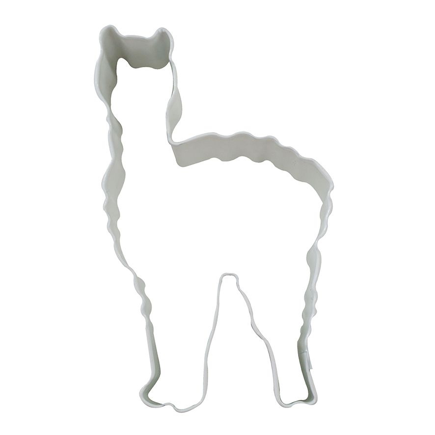 R&m Llama Cookie Cutter 10.2cm - White