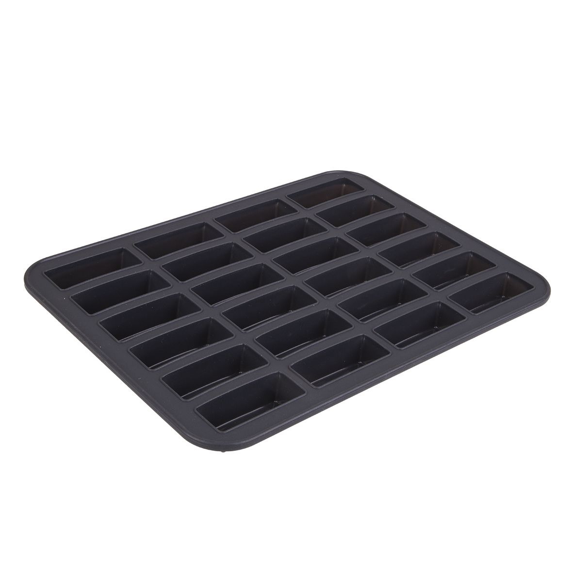 Daily Bake Silicone 24 Cup Mini Bar Pan - Charcoal-1