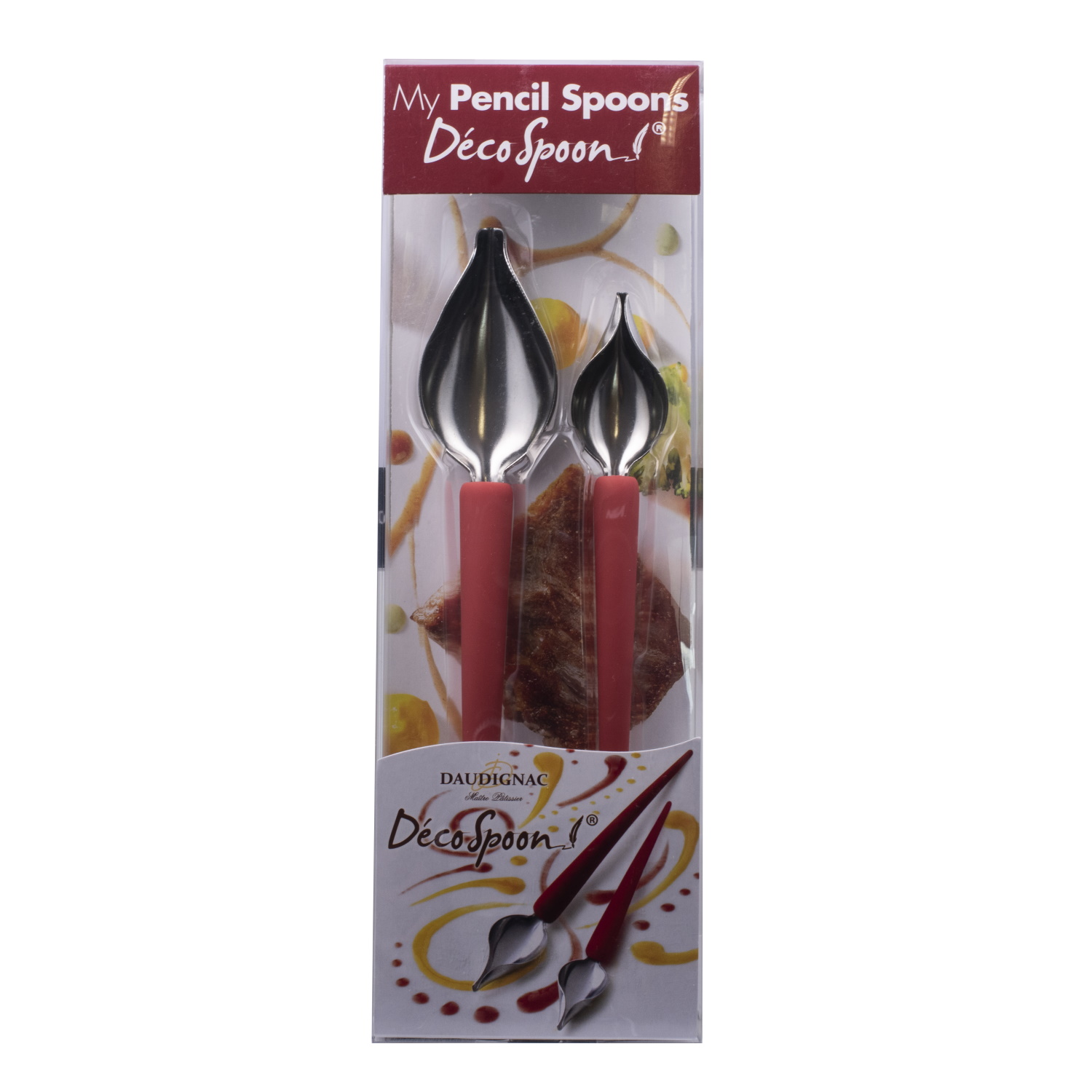 Daudignac DecoSpoon 2Pc Sillicone Red