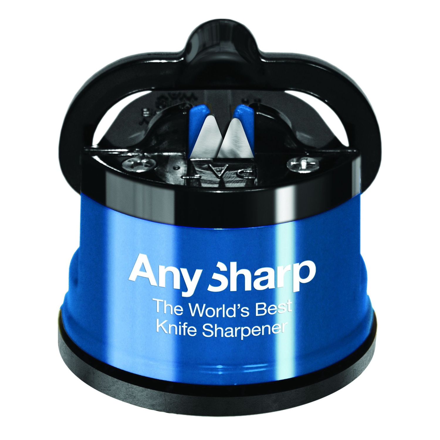 AnySharp Classic Knife Sharpener Blue/Black 6x6x5cm-1