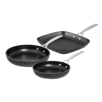 Pyrolux Ignite 3 Piece Fry Pan/Grill Set