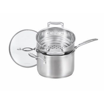 Scanpan Impact 20cm Saucepan with Multi Steamer