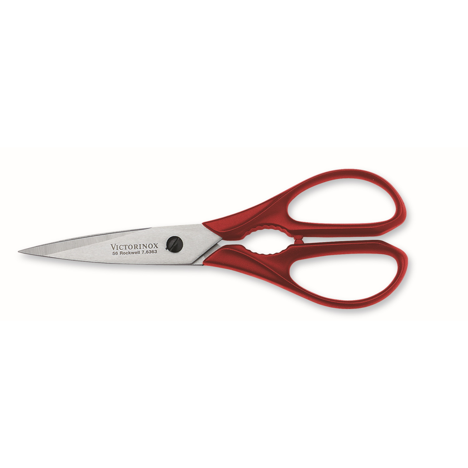 Victorinox Kitchen Shears 20cm Stainless Red Nylon Handles-3