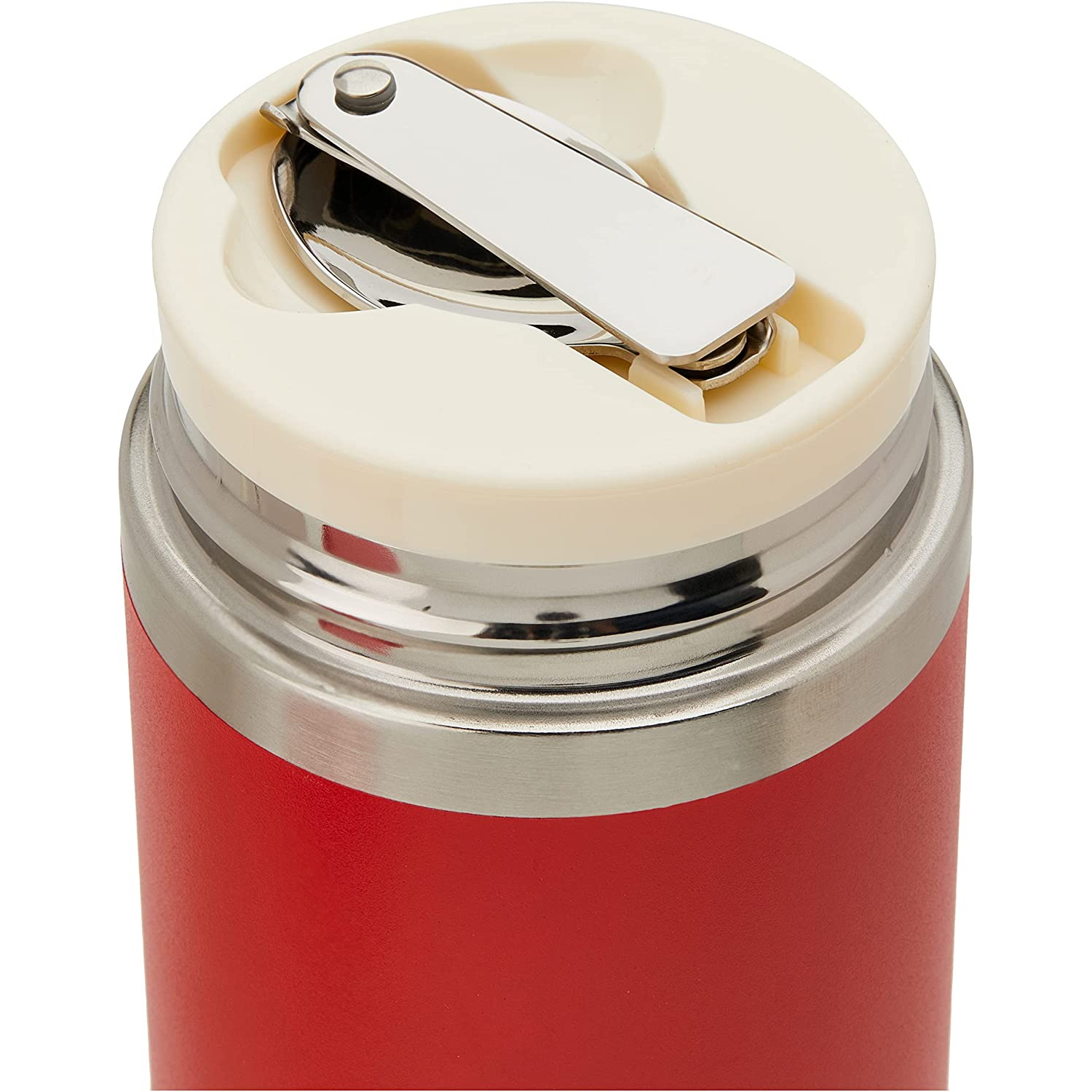 Thermos 500ml DURA-VAC Vacuum Insulated Food Jar - Red-3