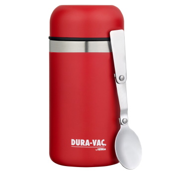 Thermos 500ml DURA-VAC Vacuum Insulated Food Jar - Red