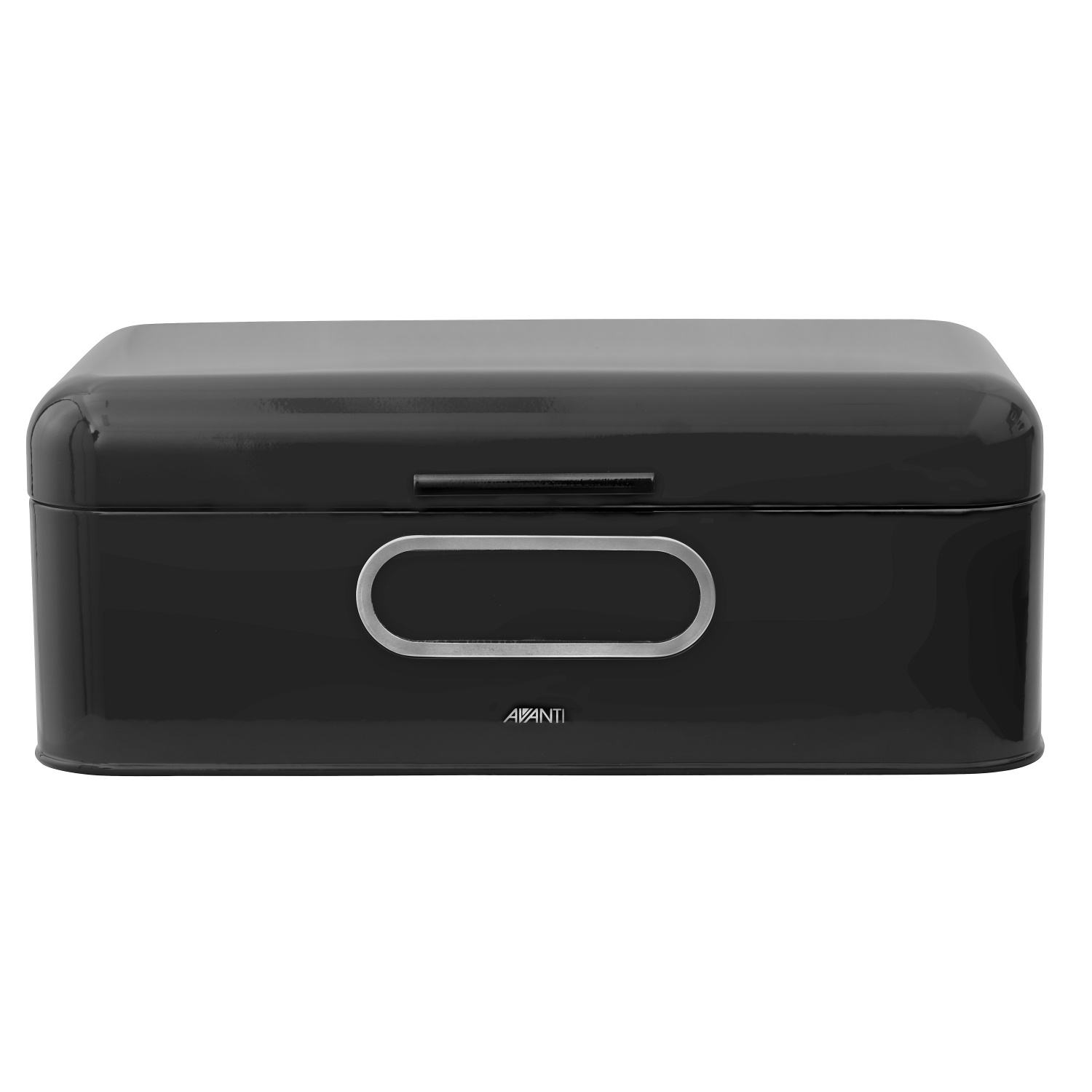 Avanti Stainless Steel Retro Bread bin Large - Black-1