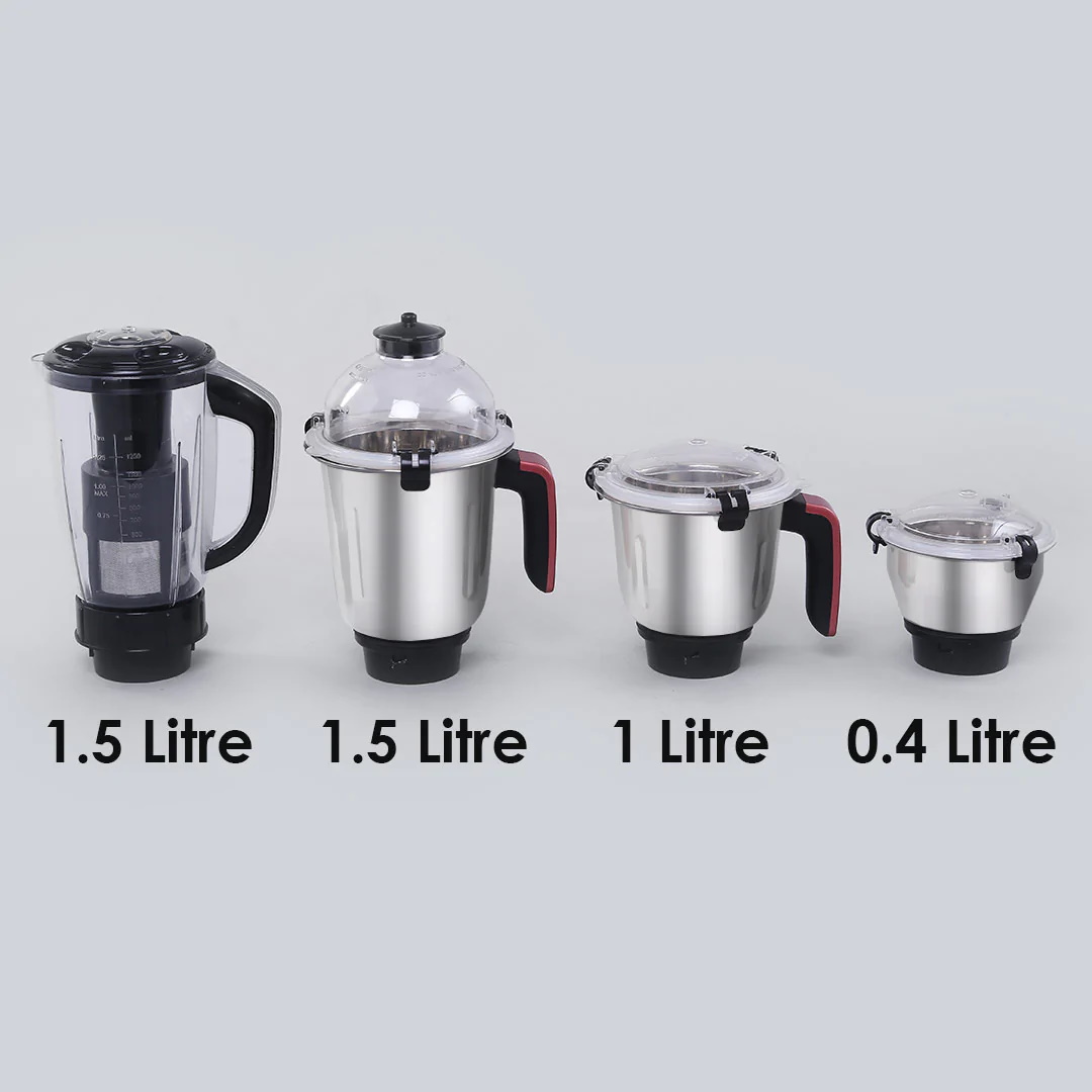 Wonderchef Sumo Silverado 1000 Watts Mixer Grinder With Australian Plug-3