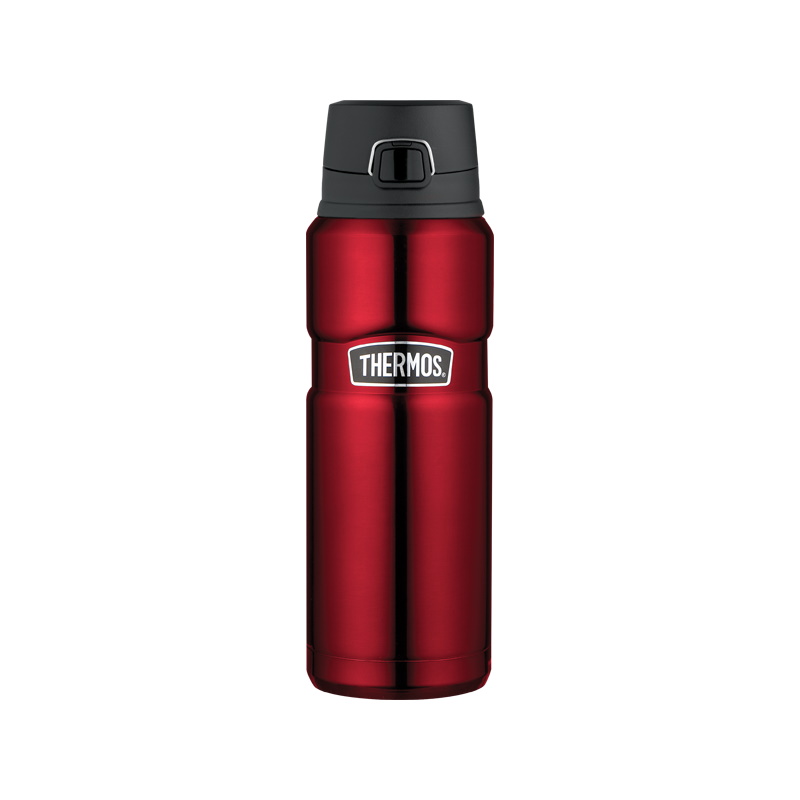 Thermos Stainless King Vacuum Insulated Bottle, 710ml - Red