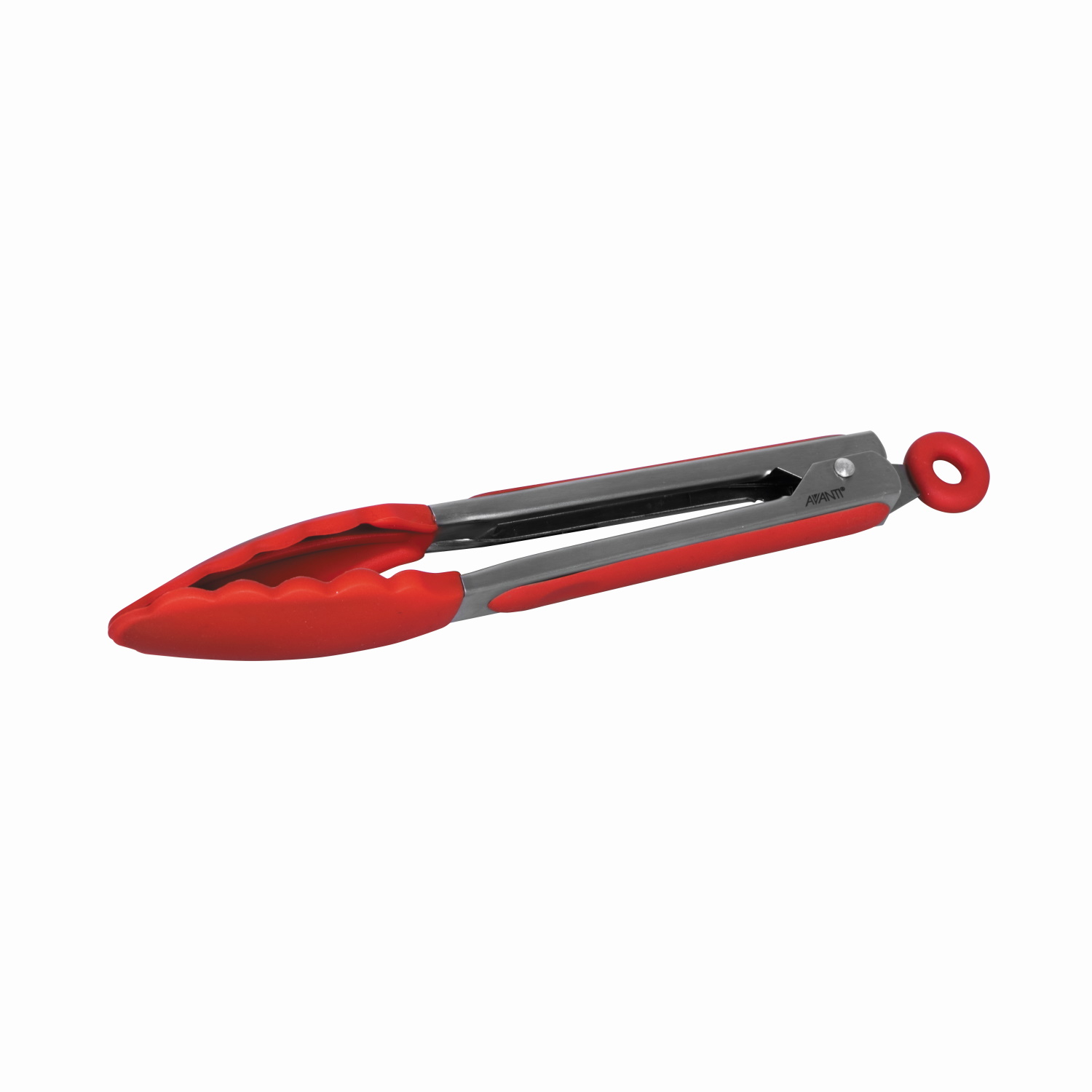 Avanti Silicone Tongs With SS Handle 23cm - Red
