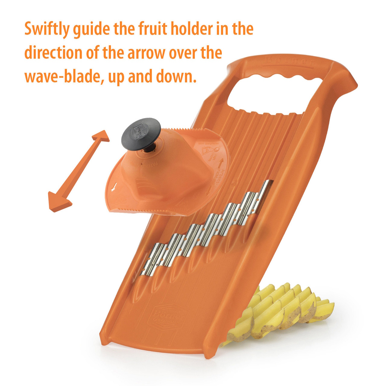Borner Wave Waffle Power Line XXL-orange-3