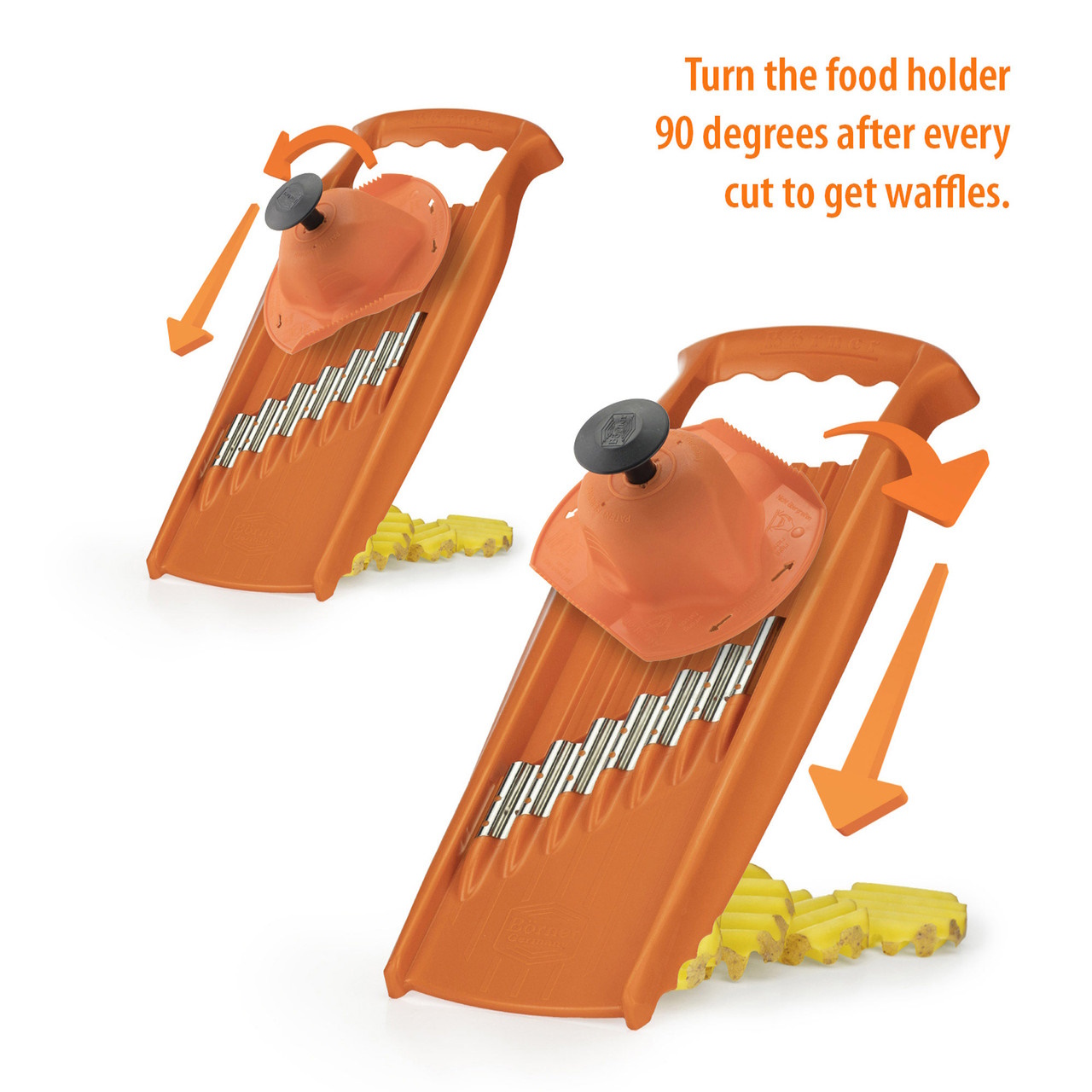 Borner Wave Waffle Power Line XXL-orange-4