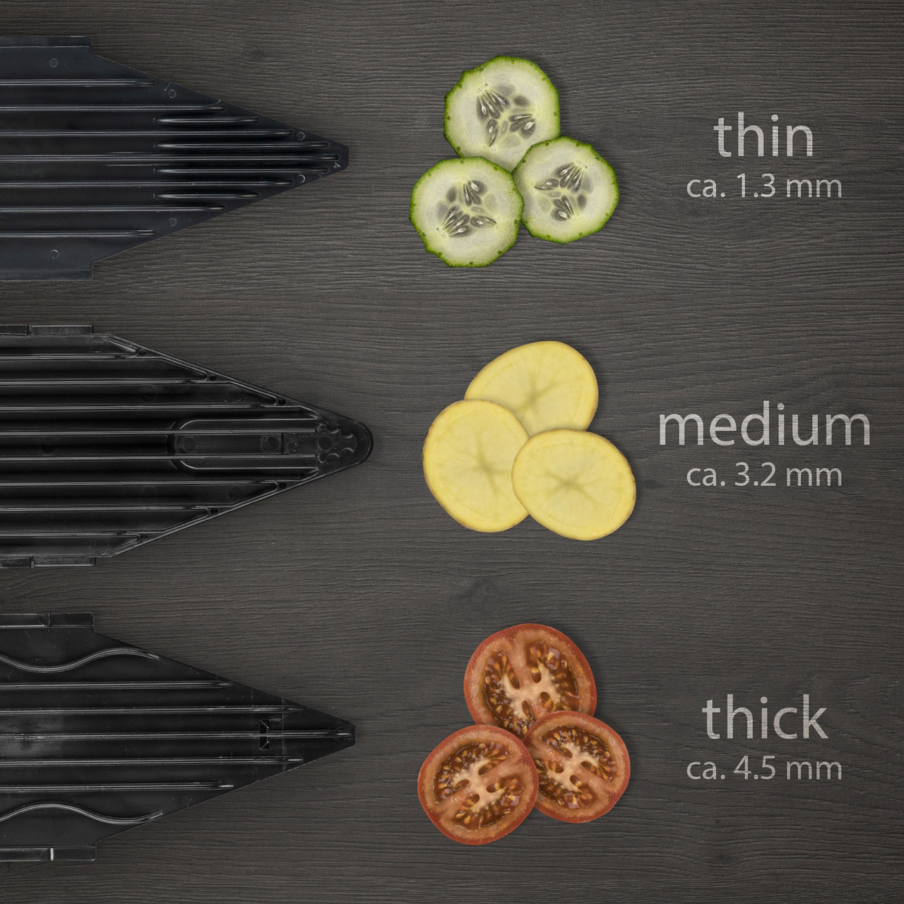 BORNER V6 Slicer Pro Set, Black/Stainless Steel-3