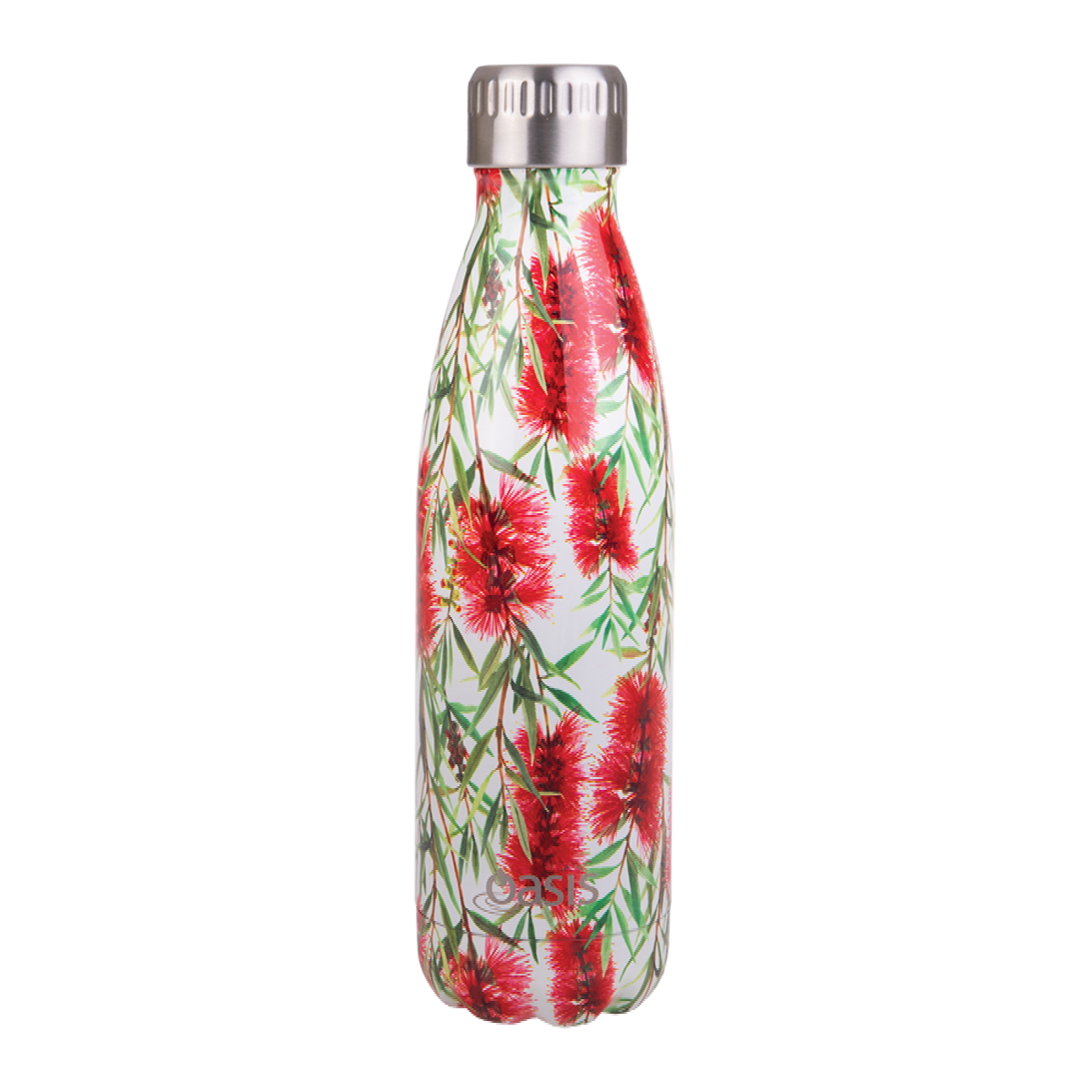 Oasis S/S Double Wall Patterned Drink Bottle 500ml (Bottlebrush)-1
