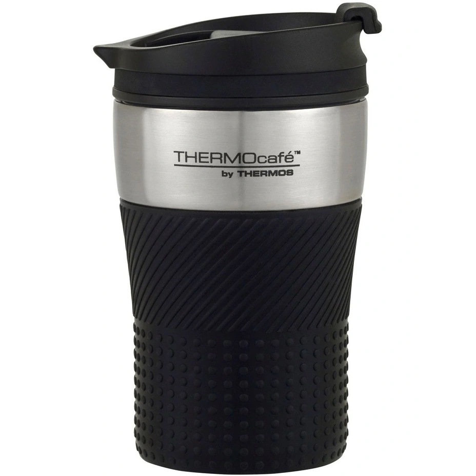 Thermos 200ml THERMOcafe Vacuum Insulated Travel Cup - Black-2