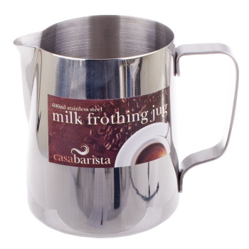 Casabarista Stainless Steel Milk Frothing Jug 600ml